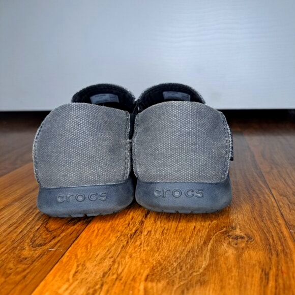 Crocs Santa Cruz Slip On Loafers Gray Size 13 - Picture 6 of 6
